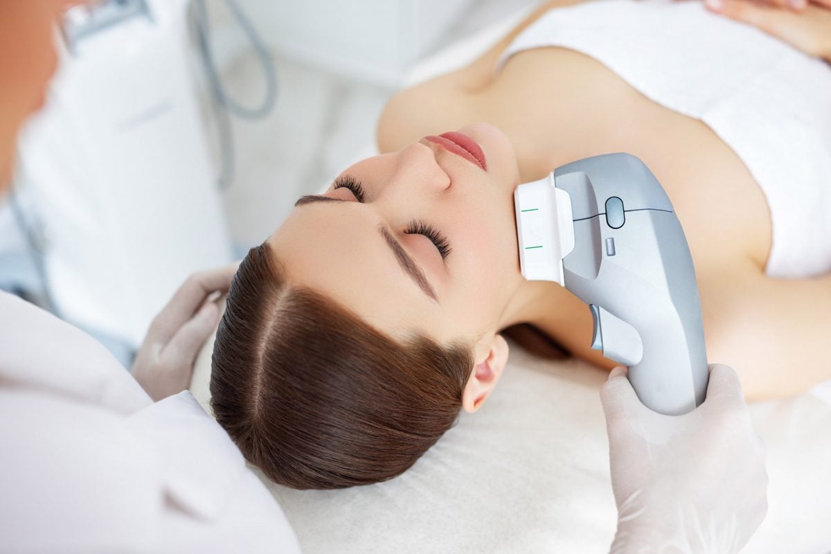 medical spa treatment with viora